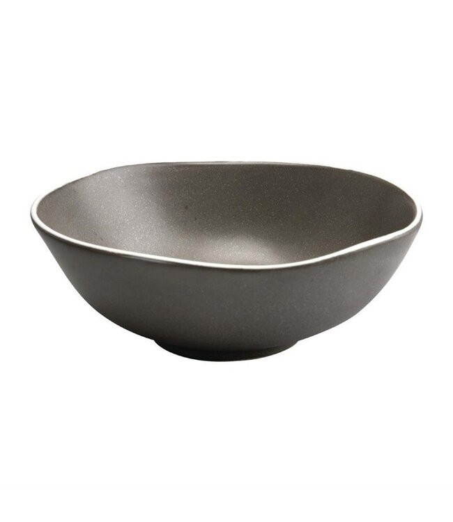 Diepe kommen Chia porselein grijs | Per 6 stuks | Ø21cm