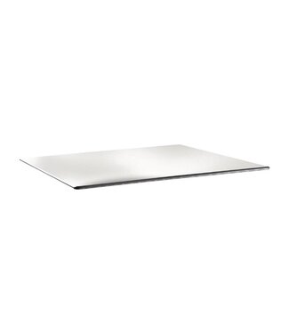 Tafelblad Smart Line - rechthoekig 120x80cm - wit