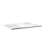 Tafelblad Smart Line - rechthoekig 120x80cm - wit