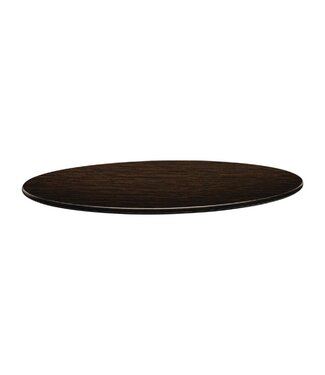 Tafelblad Smart Line - rond Ø70cm - wengé