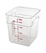 Cambro Vierkante polycarbonaat voedseldoos - 17,2 liter