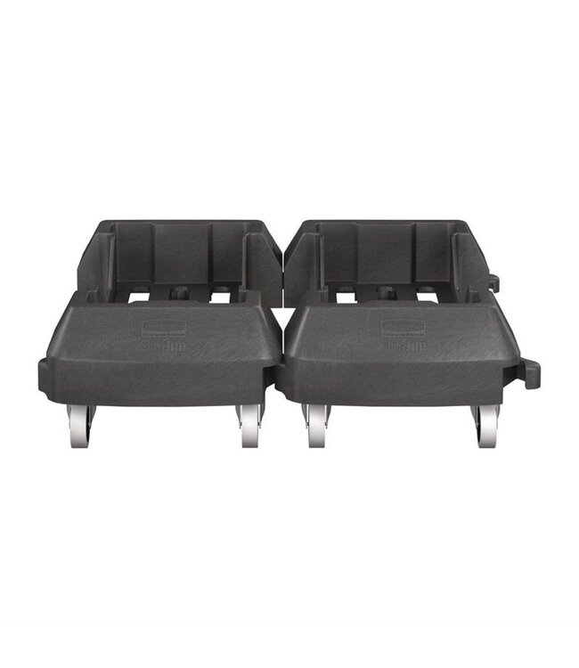 Wielbasis voor Afvalbak - kleurencode deksel - 60 en 87 liter