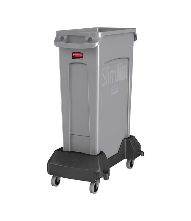 Wielbasis voor Afvalbak - kleurencode deksel - 60 en 87 liter