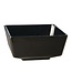 Melamine kom vierkant Float - zwart - 19 x 19 x (h)9,5cm