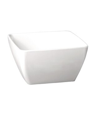 Melamine kom vierkant Pure - wit - 9 x 9 x (h)4cm