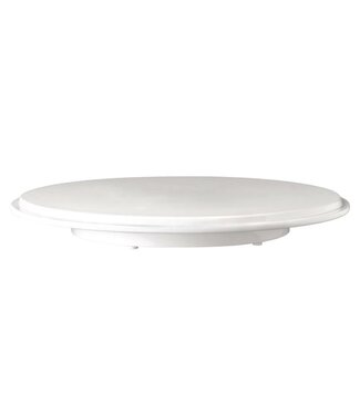 Taartschotel melamine - wit - Ø31cm