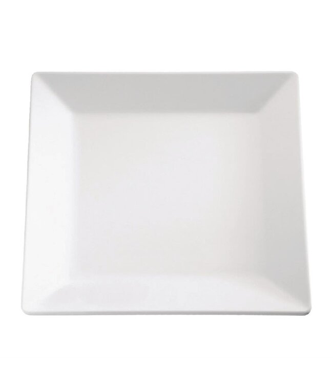 Melamine schaal vierkant Pure - wit - 18x18cm