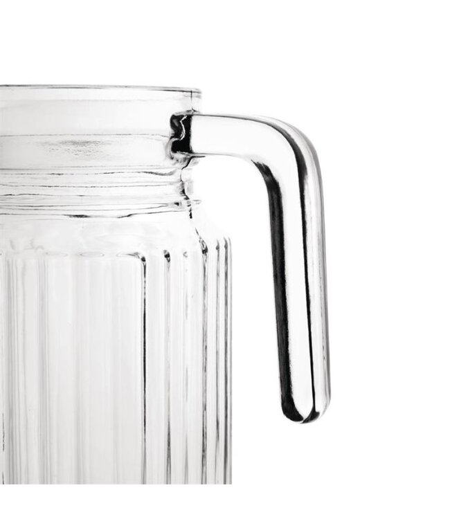 Glazen schenkkannen met deksel | 6 stuks | 1 liter