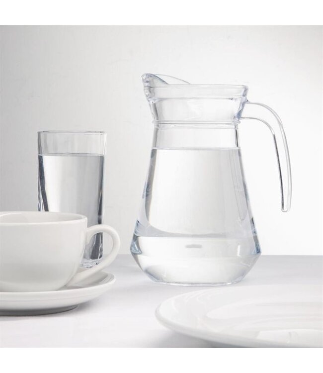 Glazen schenkkannen | 6 stuks | 1 liter