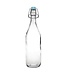 Glazen waterfles met beugel - 6 stuks - 52cl