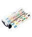 Meervoudige sticker dispenser met oplosbare kleurcode stickers - 25mm