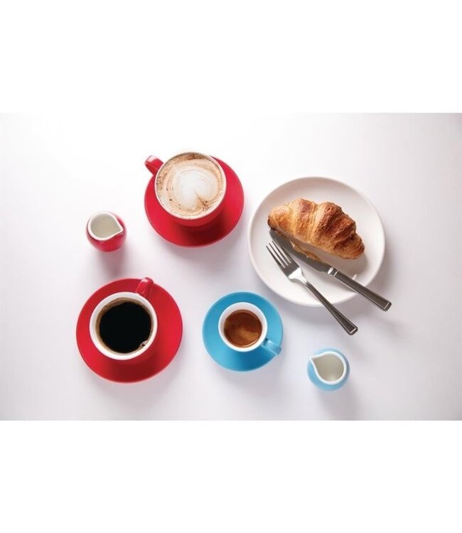 Espressokop Olympia Café porselein - rood - 12 stuks - 10cl