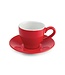 Espressokop Olympia Café porselein - rood - 12 stuks - 10cl