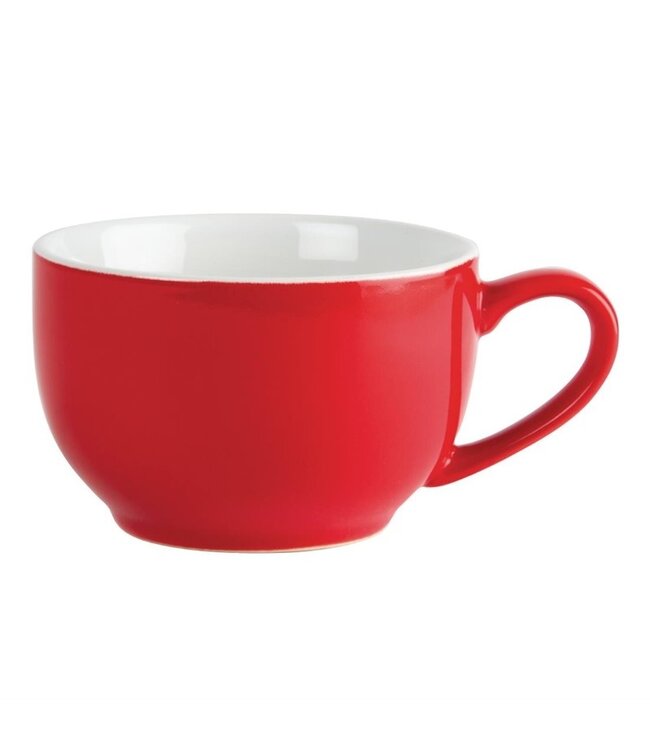 Koffiekop Olympia Café porselein - rood - 12 stuks - 23cl