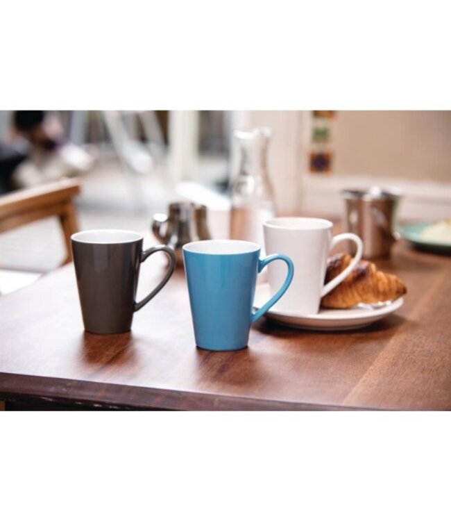 Koffiekop Olympia Café porselein - rood - 12 stuks - 23cl