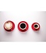 Cappuccinokop Olympia Café porselein - rood - 12 stuks - 34cl