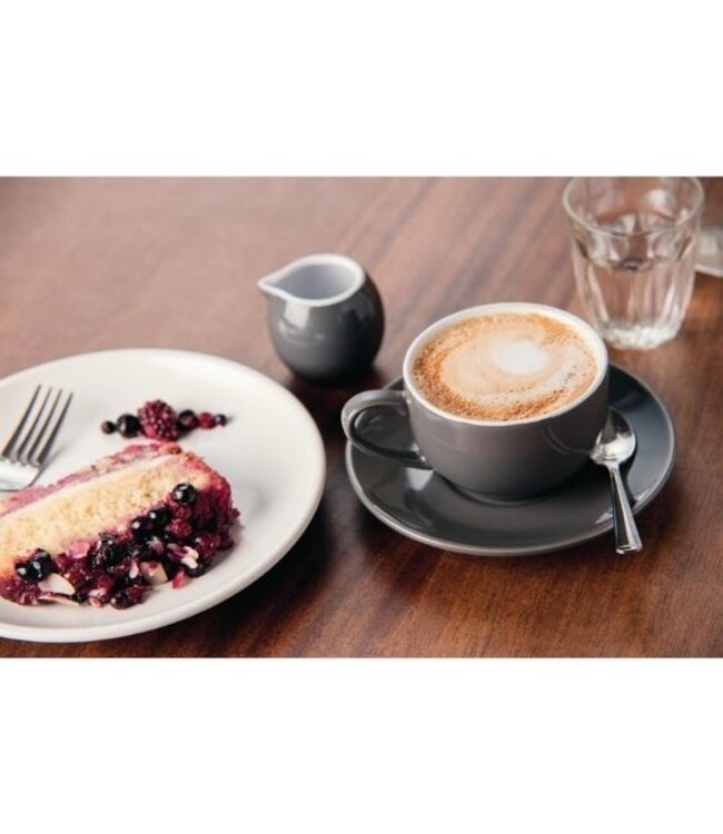 Cappuccinokop Olympia Café porselein - grijs - 12 stuks - 34cl