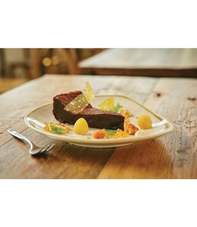 Bord 23cm - Olympia Kiln - zandsteen - per 6 stuks