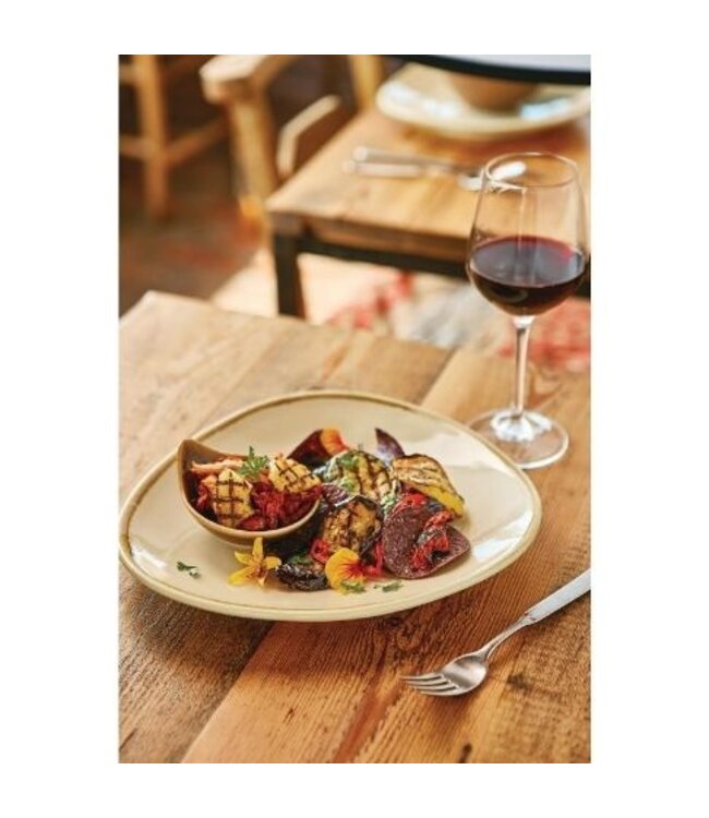 Bord 28cm - Olympia Kiln - zandsteen - per 4 stuks