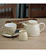 Schoteltje voor koffie 14cm - Olympia Kiln - zandsteen - per 6 stuks