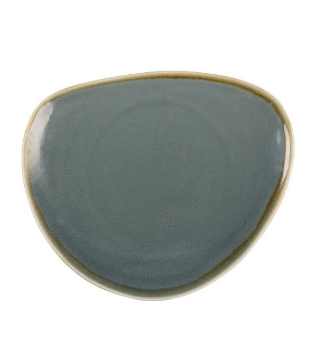 Bord 23cm - Olympia Kiln - blauw - per 6 stuks