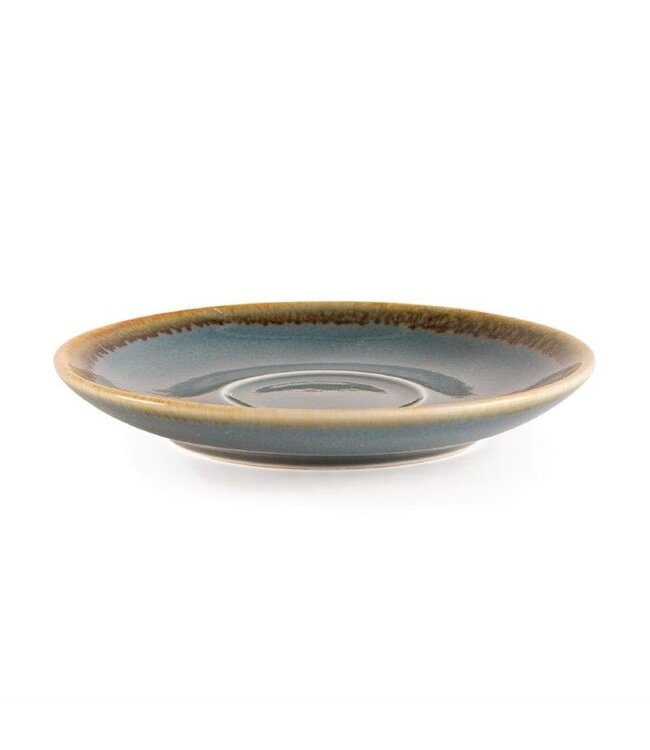 Schoteltje voor espresso 11,5cm - Olympia Kiln - blauw - per 6 stuks