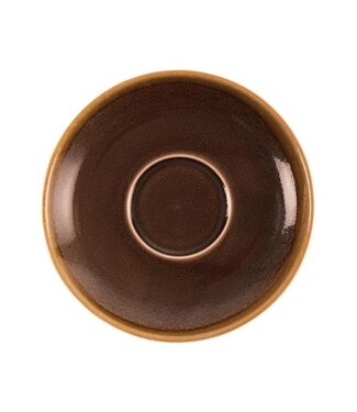 Olympia Schoteltje voor cappuccino 16cm - Olympia Kiln - bruin - per 6 stuks