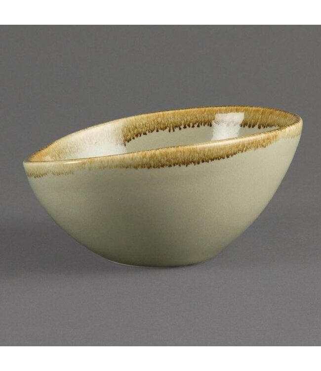 Schaal 16,5cm - Olympia Kiln - mosgroen - per 6 stuks