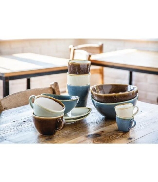 Bord 16,5cm - Olympia Kiln - mosgroen - per 6 stuks