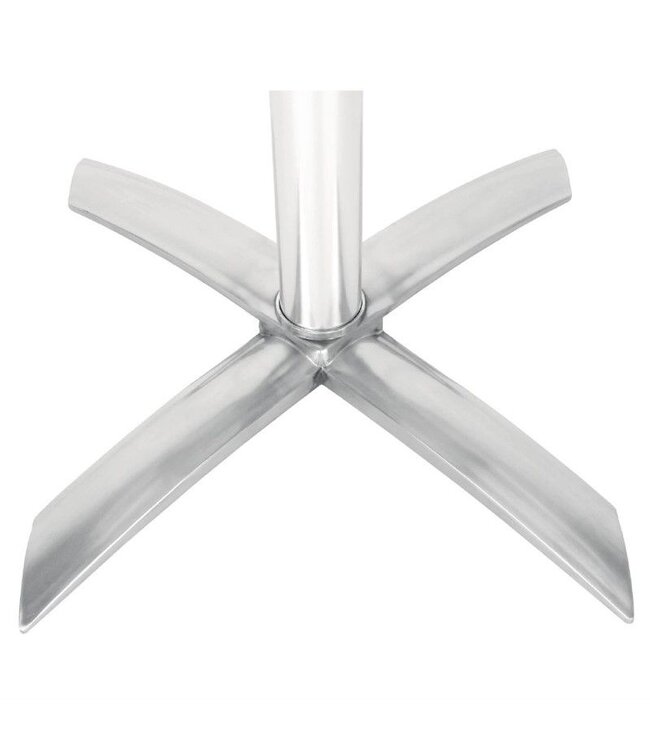 Ronde statafel met kantelbaar RVS blad - Ø60cm