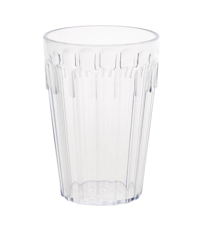 Stapelbare polycarbonaat bekers transparant - 12 stuks - 26cl