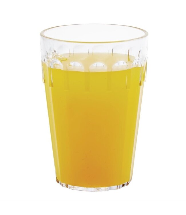 Stapelbare polycarbonaat bekers transparant - 12 stuks - 26cl