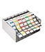 Meervoudige RVS sticker dispenser met afneembare kleurcode stickers - 25mm