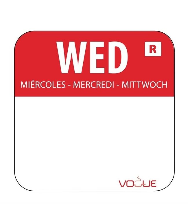 Meervoudige RVS sticker dispenser met afneembare kleurcode stickers - 25mm