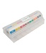 Meervoudige sticker dispenser met afneembare kleurcode stickers - 50mm