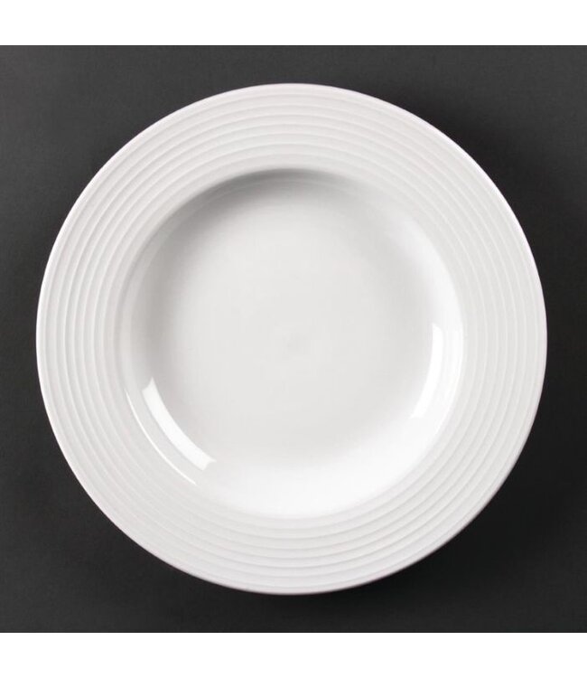 Pastaborden Olympia Linear porselein - 6 stuks - Ø31