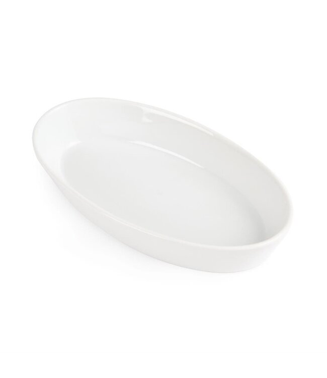 Ovale ovenschaal porselein | Per 6 stuks | 19,5x11cm