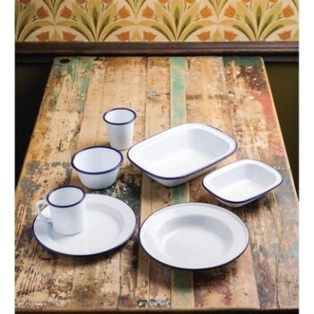Olympia Emaille Retro servies
