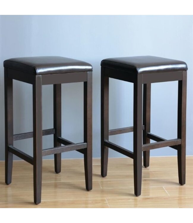 Barstoel Matthijs - zwart - set van 2 stuks