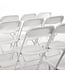 Klapstoel | Wit | Set van 10 stuks