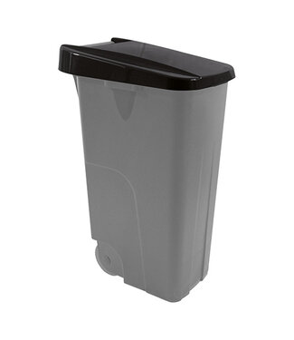 Afvalcontainer - 85 liter - zwart