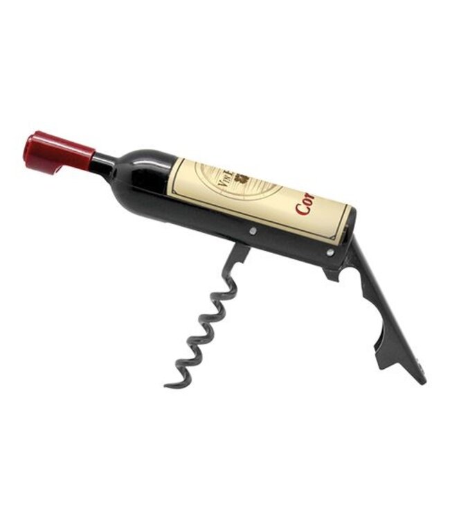 Kurkentrekker wijnfles design toonbankdisplay - 12 stuks