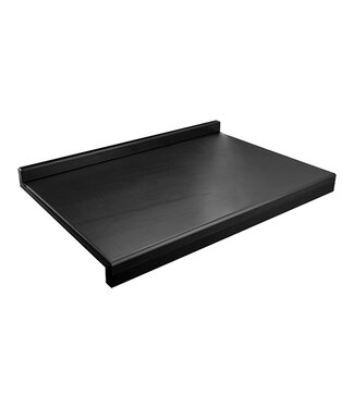 CaterChef Trancheerplank/ snijplank zwart HDPE - 60x40cm