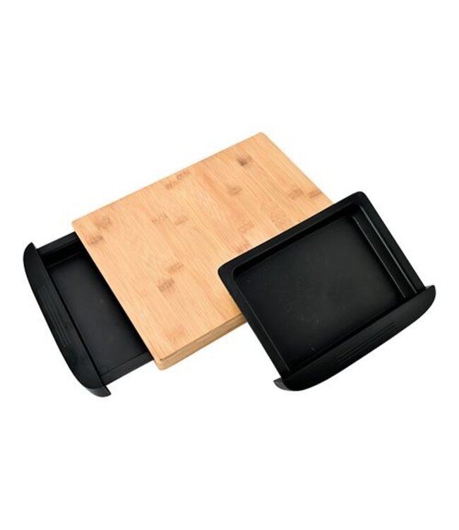 Snijplank bamboe met 2 lades - 38x25cm