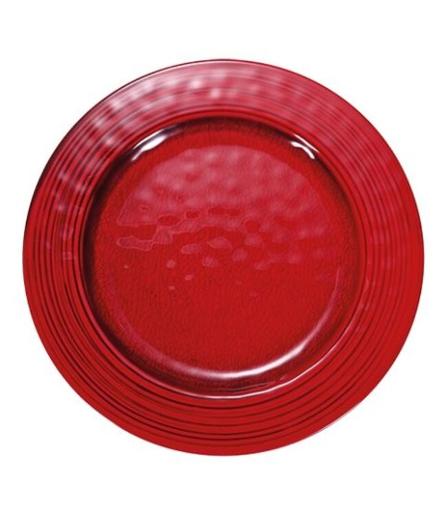 Melamine bord Waca - rood Ø28cm