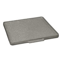 Bak-/ grillplaat glad en geribbeld - 30x30cm Bak-/ grillplaat glad en geribbeld - 30x30cm