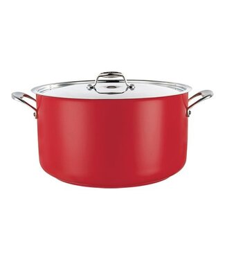 Pujadas Kookpan pujadas - rood - rvs middel - 9,5 liter