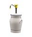 Keramische sausdispenser Mosterd - 2 liter