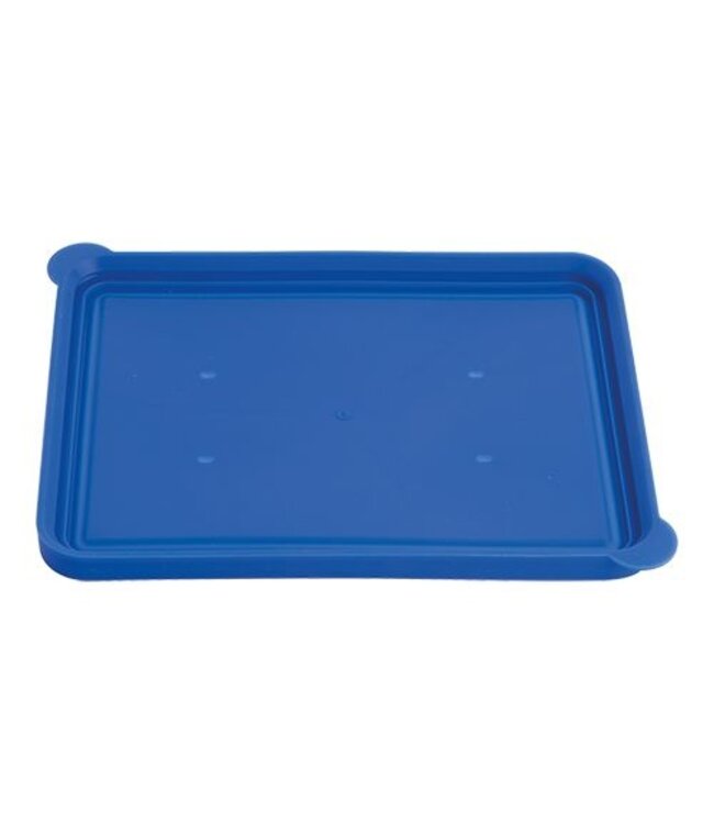 Blauw deksel voor porseleinen verdeelborden