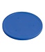 Blauw deksel voor ronde porseleinen verdeelborden